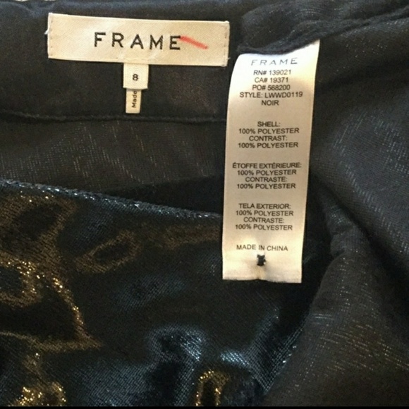 FRAME wrap  effect metallic velvet mini dress - Picture 6 of 10